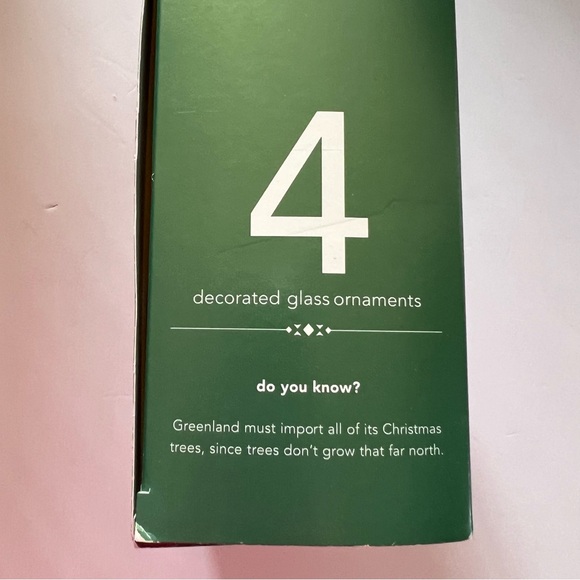 Set of 4 Christmas Ornaments with Poinsettias by Marta Stewart - Picture 8 of 14